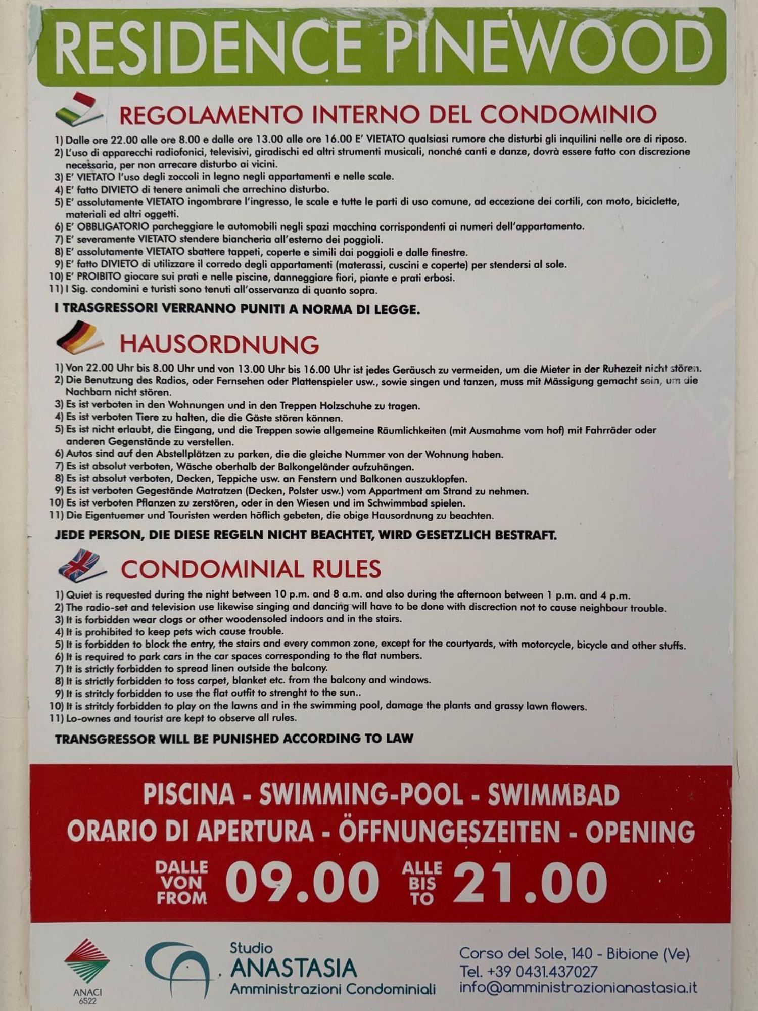 Residence Pinewood Bibione Zewnętrze zdjęcie
